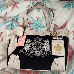 Juicy Couture Daydreamer Black and White Viral Purse